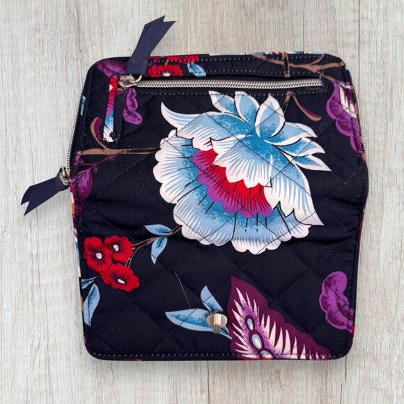 New Vera Bradley Performance Twill Turnlock Wallet - Mayfair in Bloom - Picture 5 of 6